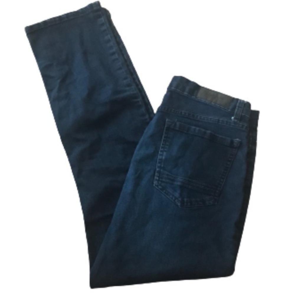 Kenneth Cole Reaction dark wash slim straight denim jeans EUC size 30x32